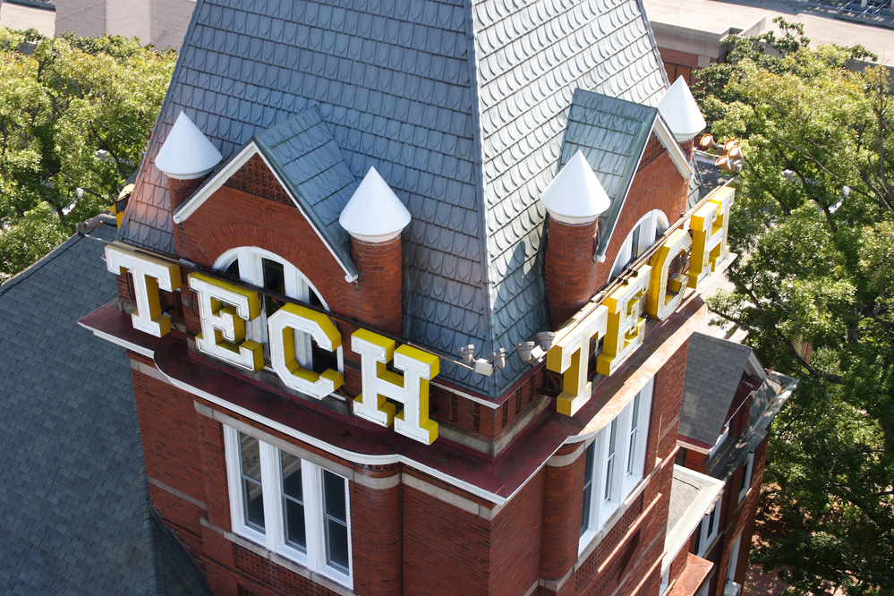 Georgia Tech - Tech Tower Aerial View