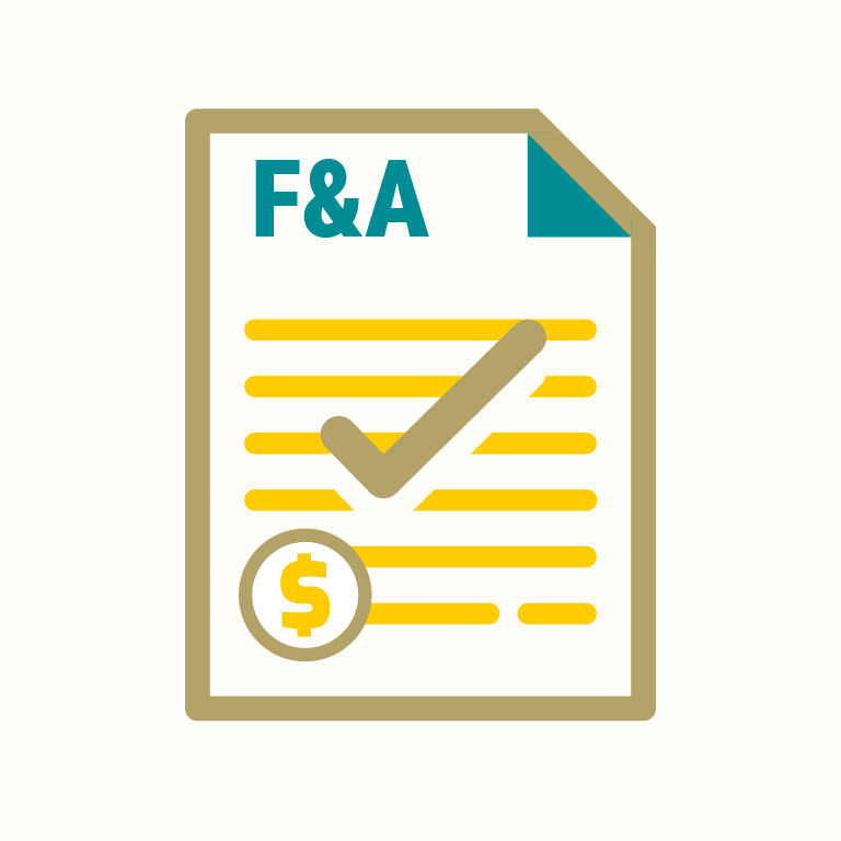 Icon to notate F&A Waivers