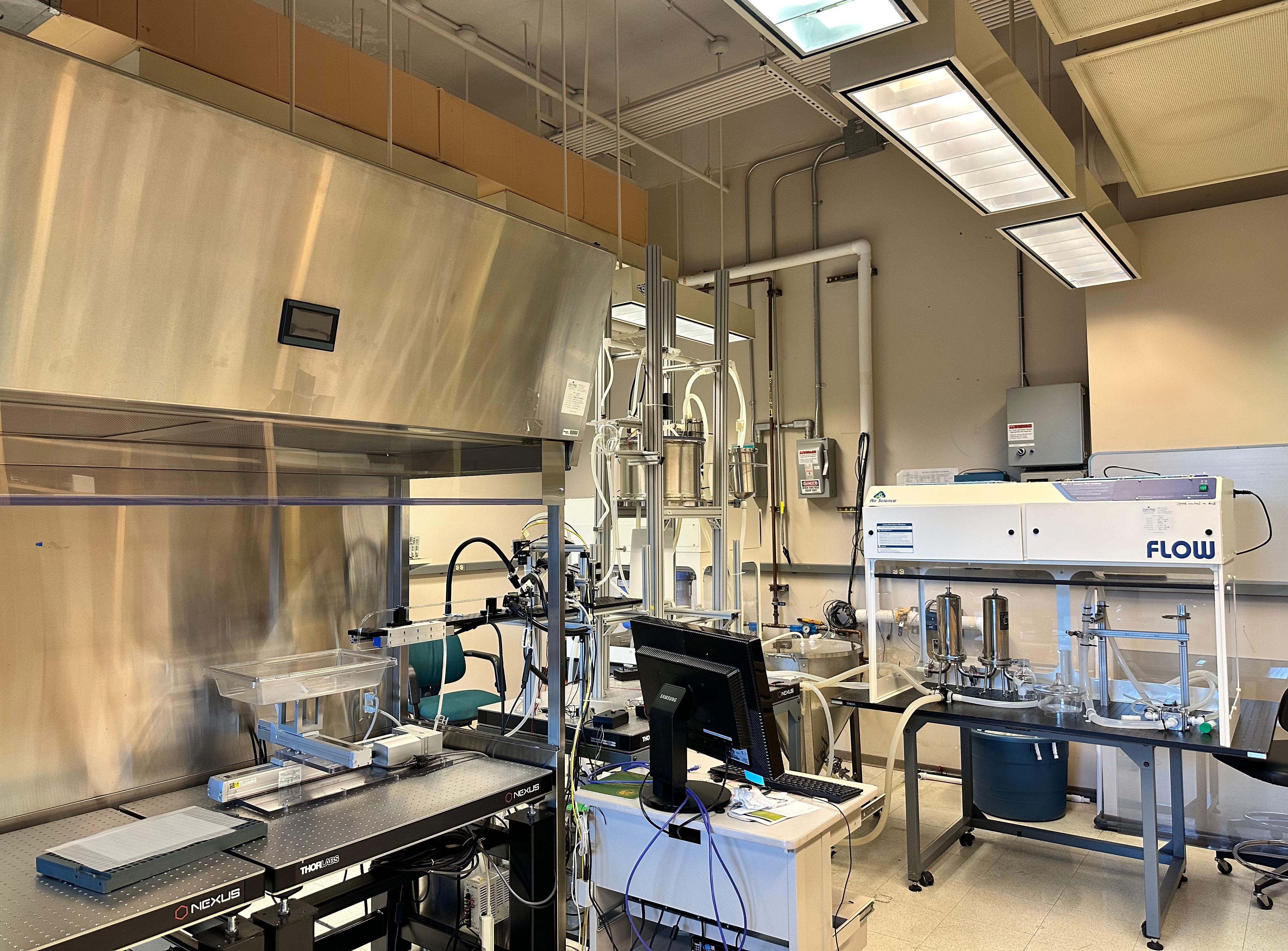 Equipment at the Science and Engineering of Natural Feedstocks lab at RBI
