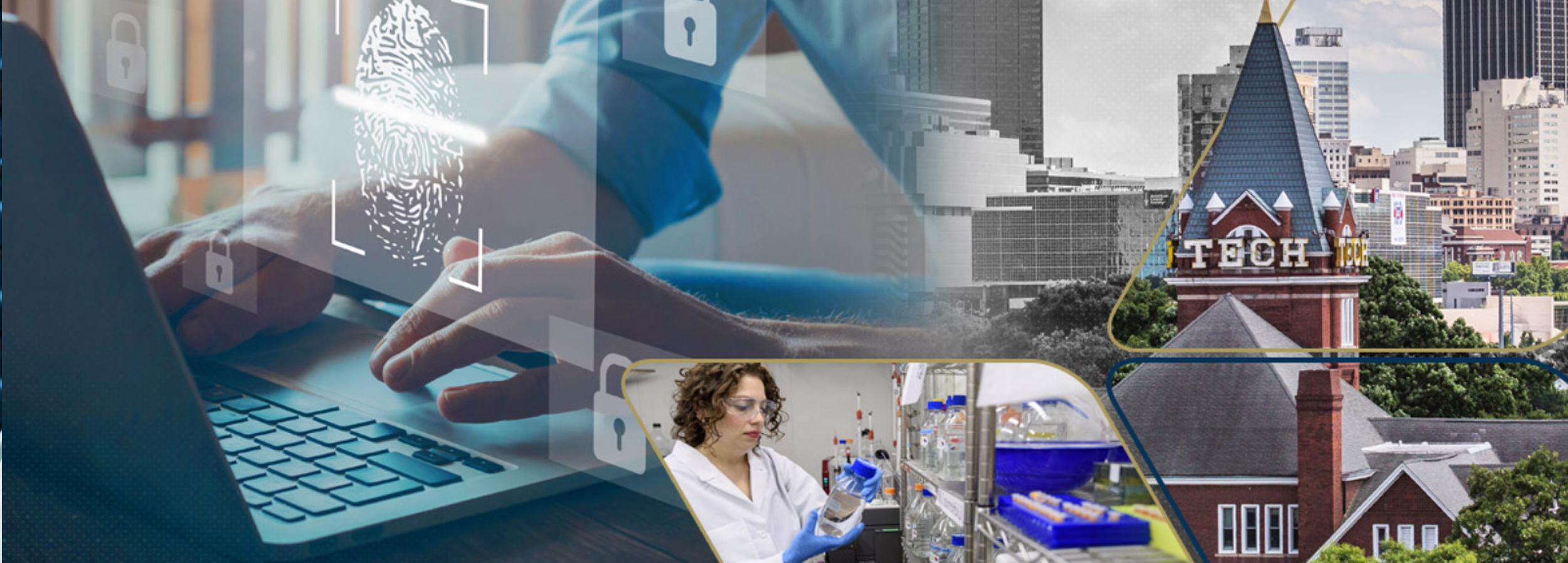 collage about Protecting your Research at Georgia Tech