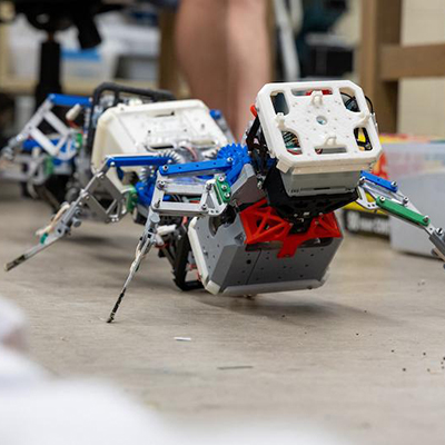 a scurrying robot