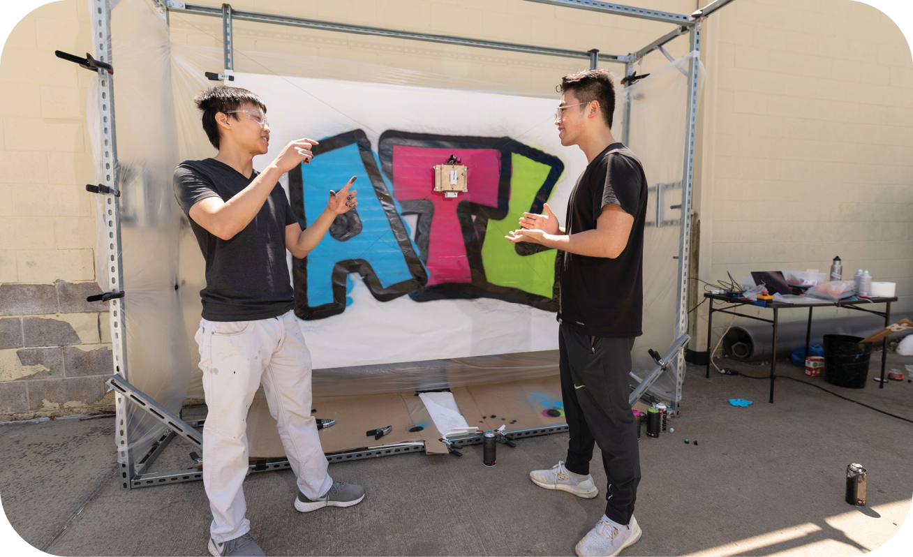 Graffiti Bot at AVANT South