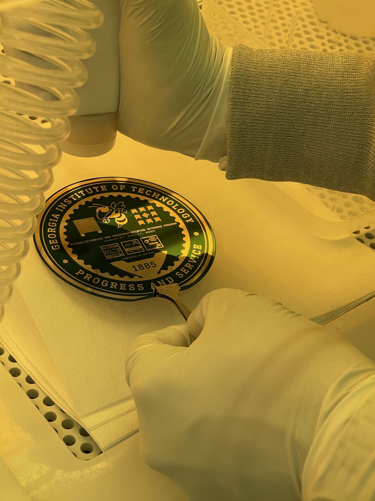 A wafer made during the MNCP