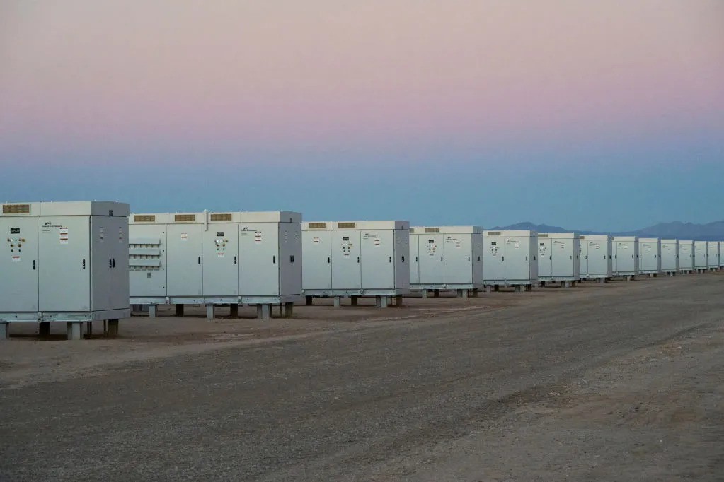  Series of Battery Storage Systems (Photograph: Bloomberg/Getty Images)