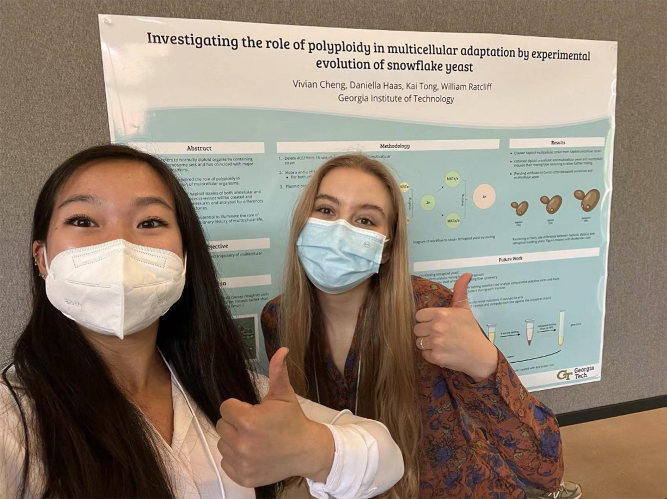 Vivian Cheng and Daniella Haas