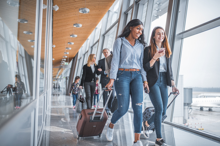people in airport