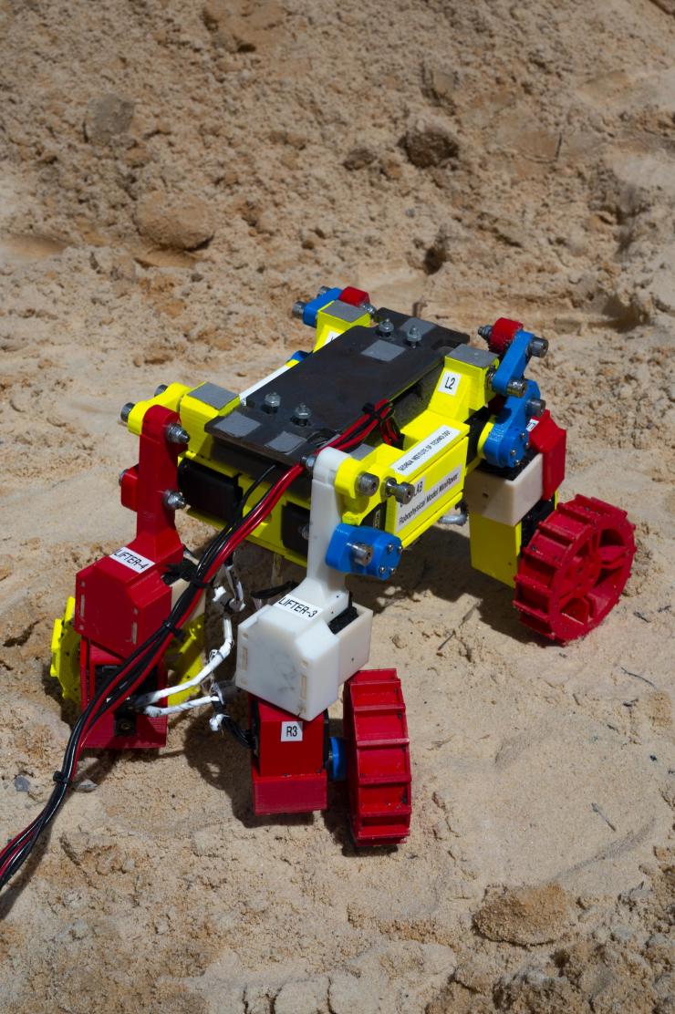 Mini Rover in sand