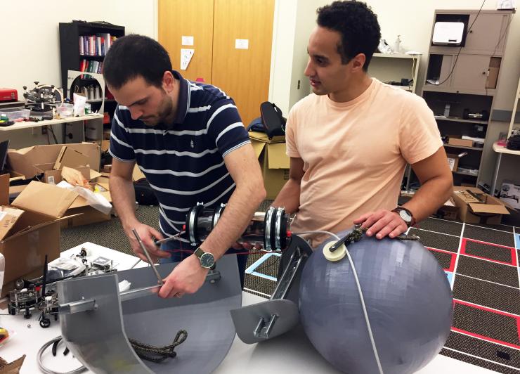 SlothBot researchers in the lab