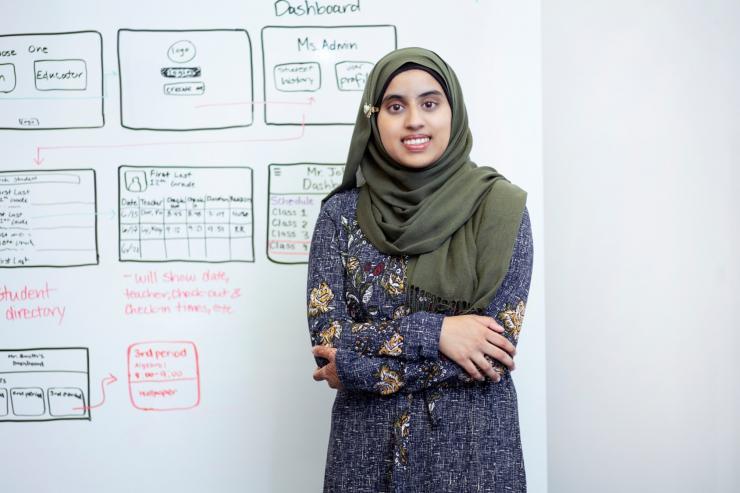 <p>The ultimate goal of GTRI's summer internship is to provide high schoolers with real-world STEM experience and to create awareness of future STEM career opportunities (Credit: Christopher Moore, GTRI).</p>