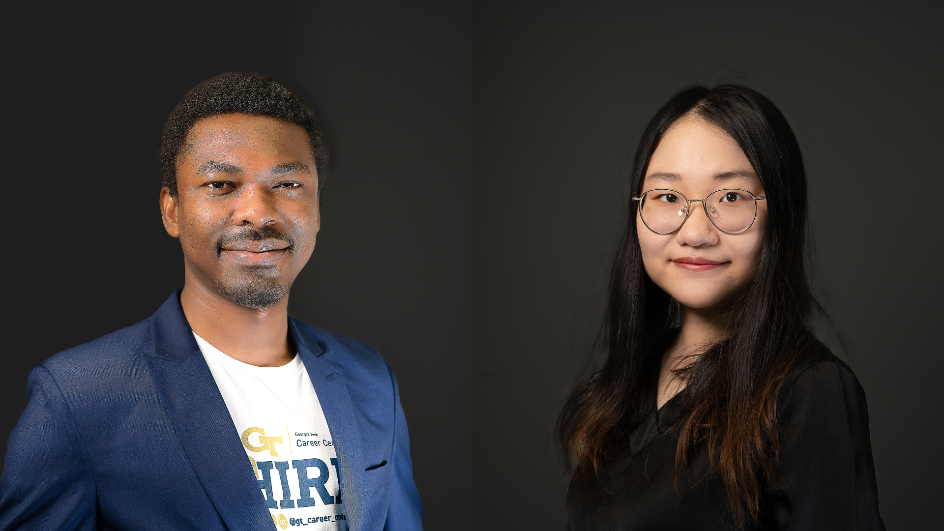 Headshots of two Georgia Tech students