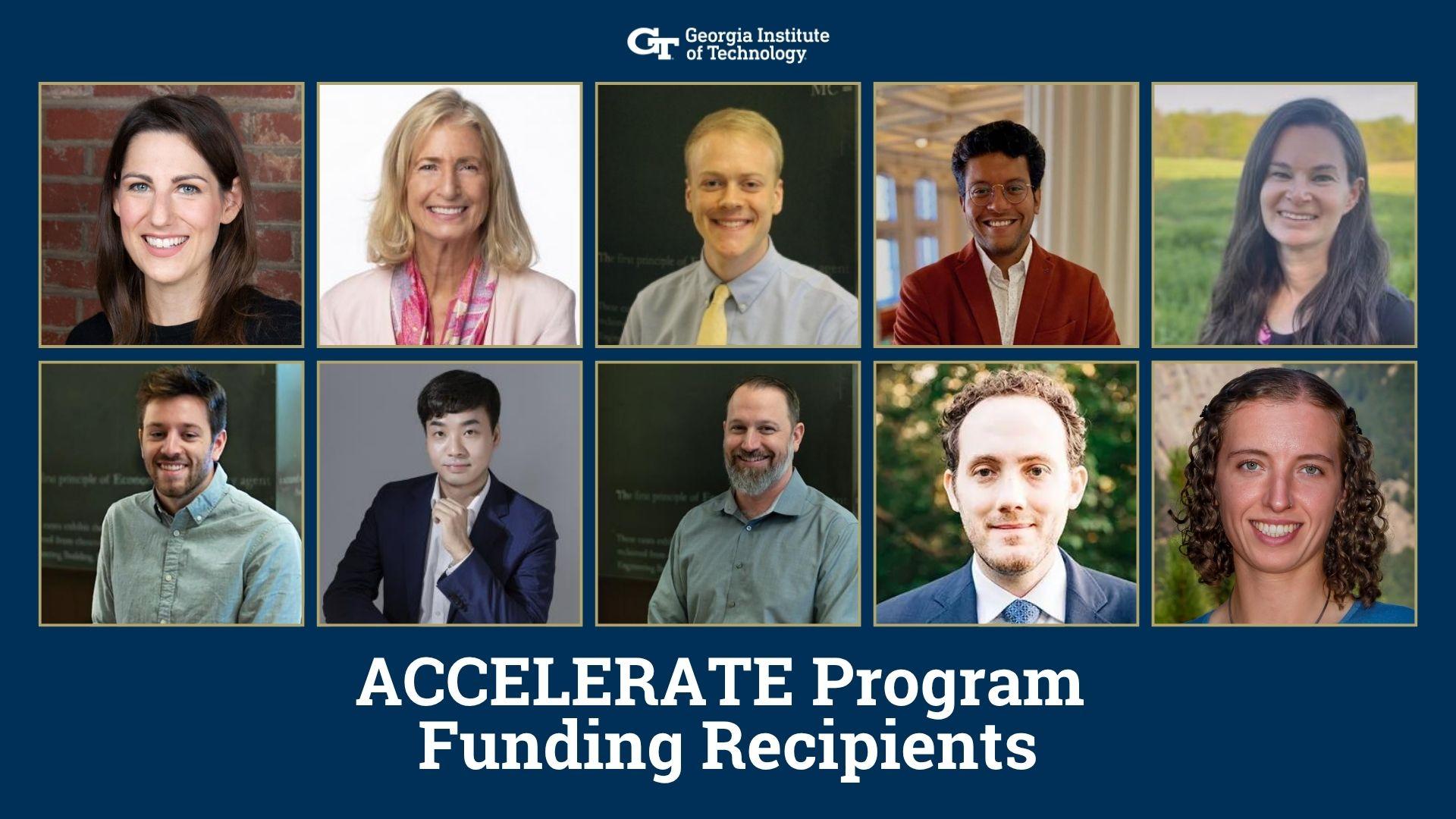 EPIcenter ACCELERATE Program Recipients Clio Andris, Marilyn Brown, Dylan Brewer, Gaurav Doshi, Michelle Graff, Tony Harding, Brian An, Matt Oliver, Micah Ziegler, Constance Crozier