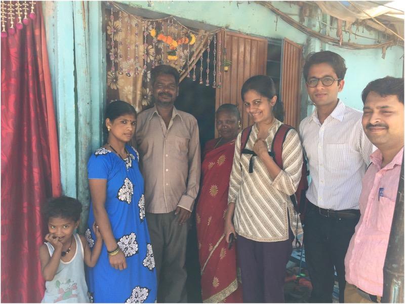 People posing for photo in India