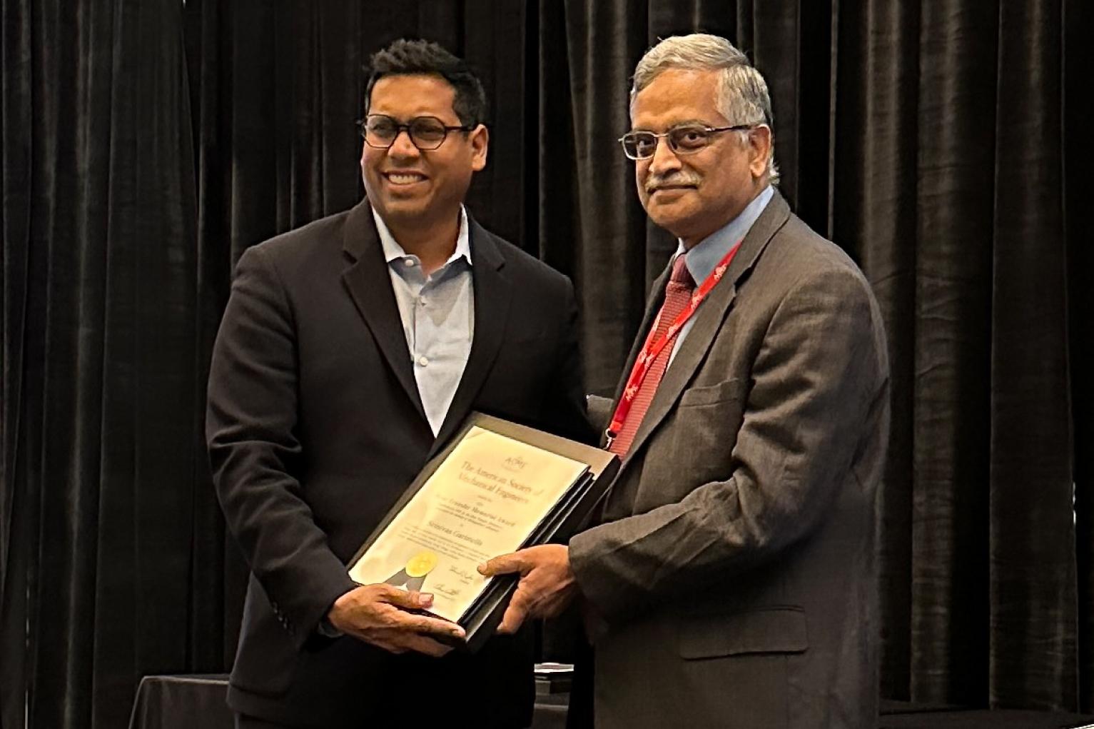 Srinivas Garimella ASME Award