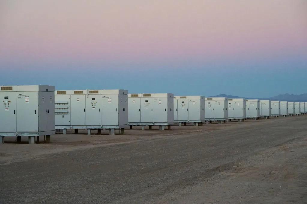  Series of Battery Storage Systems (Photograph: Bloomberg/Getty Images)
