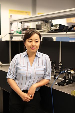 Ellen Yi Chen Mazumdar, assistant professor and Woodruff Faculty Fellow in the George W. Woodruff School of Mechanical Engineering