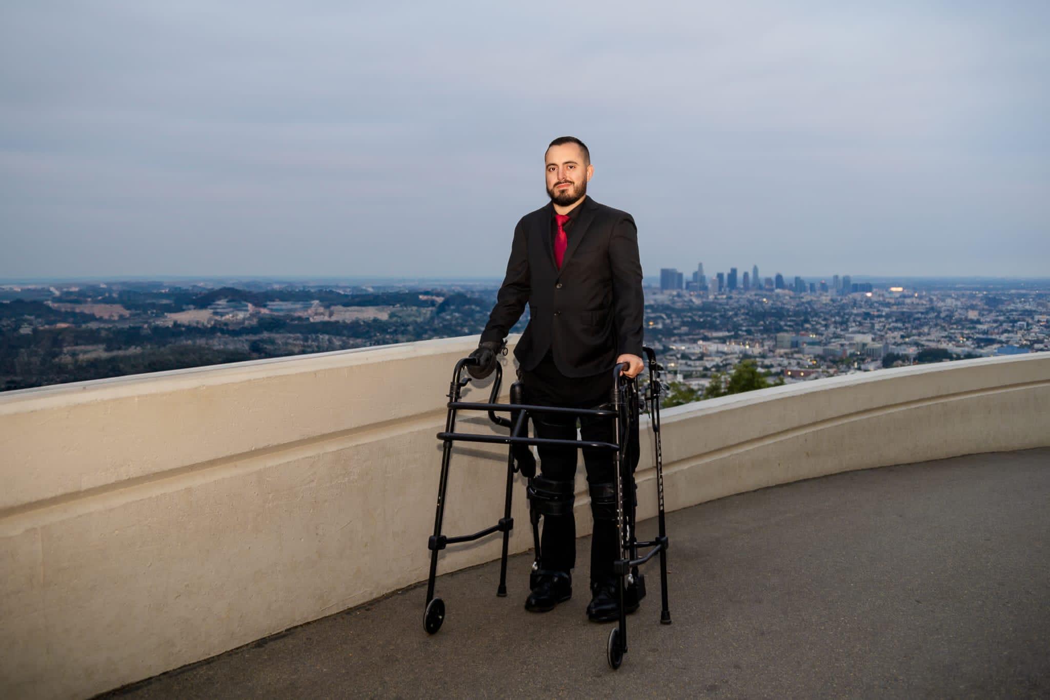 Ignacio Montoya stands in LA