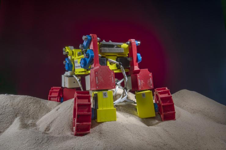 Mini Rover in sand