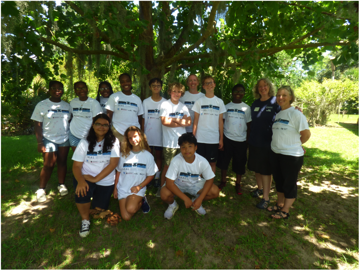 Rising Georgia 7th-8th graders learn how coastal areas are changing due to sea level rise. 