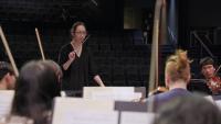 Chaowen directing orchestra