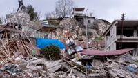 Image of earthquake debris 