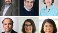 <p>2022 IEEE Fellows. Top row (l-r): Ghassan AlRegib, Levent Degertekin, Bonnie Ferri. Bottom row (l-r): Arijit Raychowdhury, Maryam Saeedifard, May Dongmei Wang.  </p>