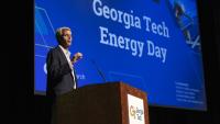 Tim Lieuwen gives remarks at Georgia Tech Energy Day