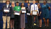 <p>High school students participating in GTRI's 2022 CyberStart America competition.</p>