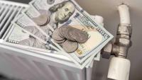 Image of US Dollar on Home Heating instrument depicting home heating costs