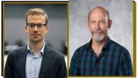 <p>Stephen Housley and Tim Cope are working to stop chemotherapy-induced neurological damage before it starts.</p>
