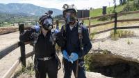 <p>A trio of Georgia Tech student researchers recently traveled from Atlanta to explore a dark, toxic cave in Colorado in search of a phenomenon they’ve only observed in a Georgia Tech lab: worm blobs.</p>