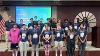 Energy Unplugged Camp Participants During a Field Trip to Oglethorpe Power, Green Power EMC and Georgia Systems Operations Corporation