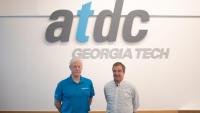 <p>ATDC Director John Avery (left) and Thomas Felis, director of robotics strategy for Amazon Global Robotics. (Photo: Peralte C. Paul)</p>