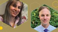 <p>Nicoleta Serban (left) and Will Sharp have collaborated on research that is making a revolutionary treatment program for pediatric feeding disorders available for more patients and families.</p>