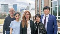 The OZ-Link leadership team is Professor M.G. Finn, Wenting Shi, Kasie Collins, Jasmine Hwang, and Steve Seo.
