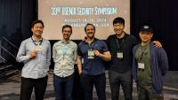 Researchers at the conference. 