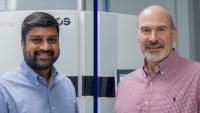 <p>Georgia Tech researchers Sriharsha Ramaraju and Scott Hollister led development of a blueprint for manufacturing 3D printed personalized medical devices.  (Photo by Adam Verga)</p>