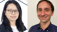 Jeffrey Markowitz, assistant professor in the Wallace H. Coulter Department of Biomedical Engineering at Georgia Tech and Emory University, and Anqi Wu, assistant professor in the School of Computational Science and Engineering