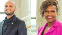 <p>Shawn Imtiazuddin and Cynthia Moore</p>
