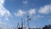 The Atmospheric Science and Chemistry mEasurement NeTwork (ASCENT) site collects real-time data during the Los Angeles wildfires. Courtesy: Haroula Baliaka