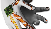A mock-up of an AI-powered glove