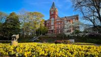 campus in bloom