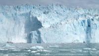 Eqip Sermia, like many coastal glaciers in Greenland, has retreated in the last two decades. New research from the University of Texas Institute for Geophysics and Georgia Tech provides a way to determine how much climate change is influencing large-scale glacial melting. Credit: John Erich Christian/University of Texas Institute for Geophysics/Georgia Tech