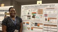 Elyssa Ferguson, RBI Fellow during the Student Poster Session at the 2023 RBI Spring Workshop on Packaging Innovation and the Circular Economy