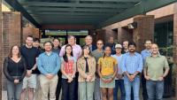 The inaugural cohort of the IMS graduate student apprenticeship program and their mentors. 