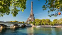 Eiffel Tower and Seine River