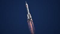  China’s Shenzhou-20 spacecraft – shown here hitching a ride on a Long March-2F carrier rocket – was hit by a piece of space debris. Pedro Pardo/AFP via Getty Images 