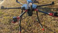 <p>GTRI researchers used this UAV to flight test PNT Chain techniques developed to provide navigation support in the absence of GPS services. (Credit: GTRI) </p>